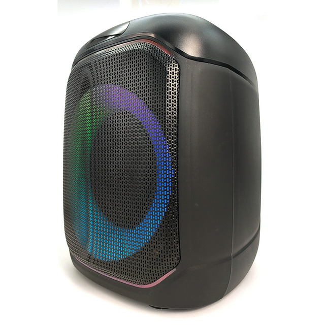 8" 200W 5.1 Channel Professional Sound with BT 5.0 MIC AUX USB for Wireless Plastic Portable Party Speaker for Home Clubs