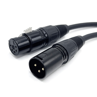 Gaine en PVC de qualité sonore supérieure personnalisée XLR mâle à femelle 3PIN câble de Microphone équilibré pour l'enregistrement en studio blindage de tresse