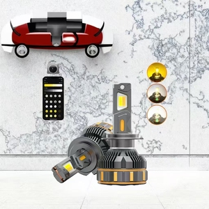 Saiman 200W 100W Faro Delantero para Auto con Control por Aplicación, 3000K-6000K Ajustable, Inteligente con IA, H1 H4 H7 H11 9005 9006 H13, Lámpara LED para Auto - Product Image 2