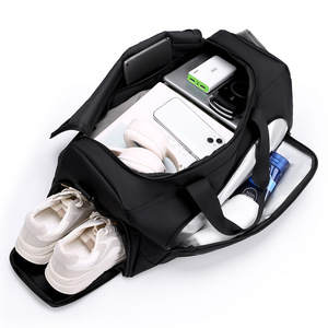 Bolsa de Gimnasio con Paneles para Hombre, Separación en Seco y Húmedo, Portátil, Deportiva, de Gran Capacidad, para Viajes - Product Image 4