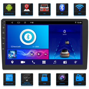 <span class=keywords><strong>Autoradio</strong></span> Android de haute qualité 2026 avec écran IPS, FM, BT, Aux, USB, GPS, pour tableau de bord, vente en gros usine - Product Image 1