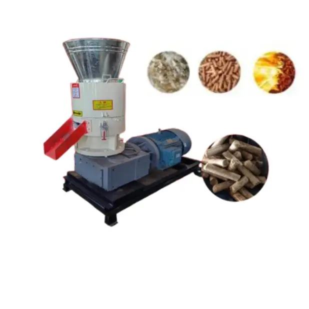 MKL MKL229 roller driven biomass wood pellet press pressing mill machine
