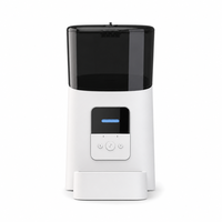 Distributeur automatique intelligent pour chiens et chats avec contrôle à distance par application mobile Wi-Fi, micro-puce, en acier inoxydable réglable