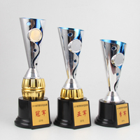 Trofeo de música de Venta caliente Premios Trofeo de competición brillante de plata dorada Recuerdo Logotipo personalizado Trofeo de canto y baile