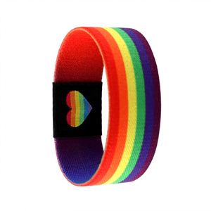 Bracelets tissés personnalisés légers, imperméables, écologiques, élastiques, colorés, alphabet, dessins animés, pour enfants, sport - Product Image 5