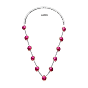CL70023 สร้อยคอประดับลูกปัดแฟชั่น เครื่องประดับที่หรูหราและมีสไตล์ - Product Image 2