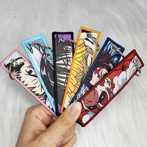 <span class=keywords><strong>LLavero</strong></span> bordado personalizado, diseño de logotipo, <span class=keywords><strong>llavero</strong></span> bordado de tela, sublimación antes de la etiqueta clave, <span class=keywords><strong>llavero</strong></span> de tela de vuelo - Product Image 6
