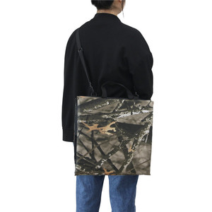 Cojín Plegable para Asiento de Exterior con Bolsa de Hielo, Almohadilla Portátil para Silla de Camping, Rectangular, 100% Poliéster, Color Sólido - Product Image 2
