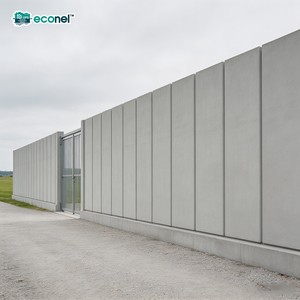 Panneau mural en béton préfabriqué Econel anti-âge pour clôture de chantier et construction résidentielle - Product Image 4