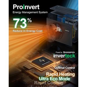 Calentador de piscina inteligente con wifi Varminpool Heat Pump 58000Btu 220V para piscinas enterradas - Product Image 6