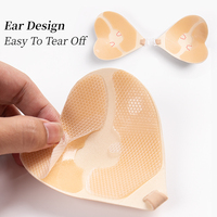 Soutien-gorge adhésif invisible en silicone, soutien-gorge collant à forte adhérence, résistant à la transpiration, sans bretelles, sans dos, sans coutures pour femmes