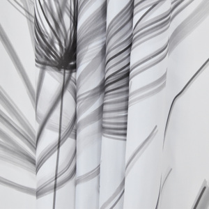 <span class=keywords><strong>Tropical</strong></span> Gris Feuille 100% Polyester Imperméable <span class=keywords><strong>Rideau</strong></span> <span class=keywords><strong>De</strong></span> <span class=keywords><strong>Douche</strong></span> En Tissu - Product Image 2