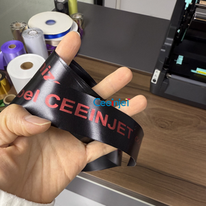 Automatische Commerciële Satijnen Lint Digitale Printer Custom Label Maker Voor Diy Logo Staat Nieuw - Product Image 3