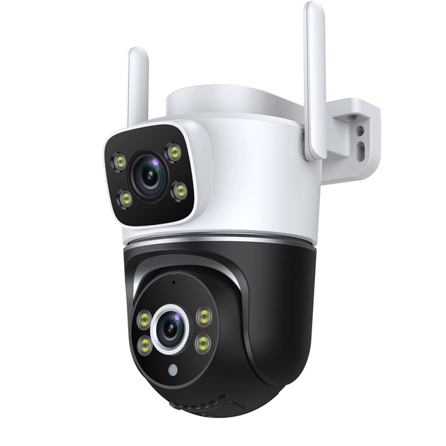 New Arrival Waterproof 8MP Double Lens Video Surveillance IP PTZ Camera Home Security Tuya Smart Network WiFi Camera PST-F8-8MP