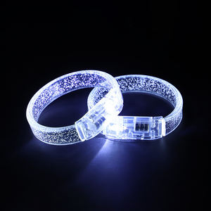 Colorido LED Luminous Light-Up Bracelet Bubble <span class=keywords><strong>Flash</strong></span> Concert Cheering Props para eventos - Product Image 5