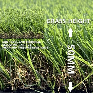 30mm 40mm Landscape Artifical Synthetic Turf Roll Grass Lawn Carpet Roll Artificial Grass For Garden