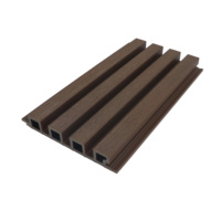 Meilleur prix pour panneaux muraux rainurés en WPC pour extérieur, cloisons décoratives en WPC, revêtements muraux en composite bois-plastique