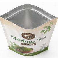 Sachet Doypack en plastique imprimé personnalisé, refermable à fermeture éclair, anti-odeur, pour poudre de Matcha