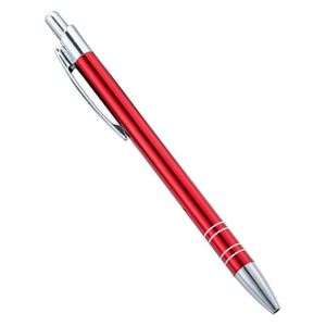 Wholesale 1.0Mm Retractable Metal Aluminum Rod Ballpoint <b>Pens</b> With Custom Logo for Hotel Corporate Advertising Promotional Gifts - Product Image 1