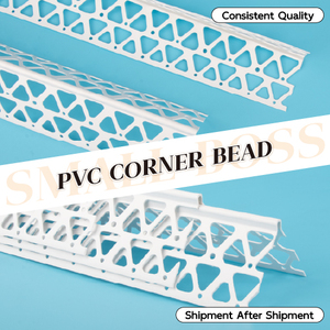 Perfil de esquina de PVC virgen de primera calidad, resistente a los rayos UV y duradero, para trabajos de estuco. - Product Image 4