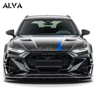Nouveaux kits carrosserie aérodynamiques en fibre de carbone sèche de type MSY pour capot moteur avant Audi RS6 C8, haute qualité, ajustement parfait à 100 %.