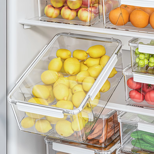 Xing You Grande boîte de rangement en <span class=keywords><strong>plastique</strong></span> transparente de qualité <span class=keywords><strong>alimentaire</strong></span> <span class=keywords><strong>pour</strong></span> le stockage des fruits frais Congélation du réfrigérateur étanche à l'humidité - Product Image 1