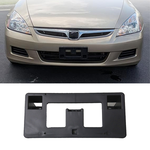 Support de <span class=keywords><strong>plaque</strong></span> d'immatriculation pour pare-chocs avant compatible avec les modèles Honda Accord berline 4 portes 2006 2007 - Product Image 2