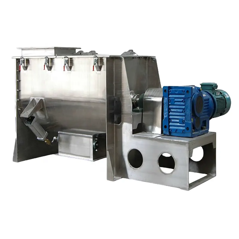 DZJX 50Kg 100Kg 200Kg 500Kg 1000Kg 2000Kg 5000Kg Horizontal Double Ribbon Blender Food 400 300L Gas Powered Ribbon Mixer