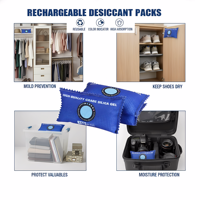 Sachets déshydratants FYD pour cuisine, 100g, lot de 12, déshumidificateur personnalisé de qualité alimentaire OEM pour l'humidité des placards de cuisine