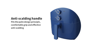KRON-Horno eléctrico de convección de aire profundo, freidora de aceite, carcasa de plástico de acero inoxidable de 6L, alta velocidad, fácil de limpiar, hogar, 1 año - Product Image 2