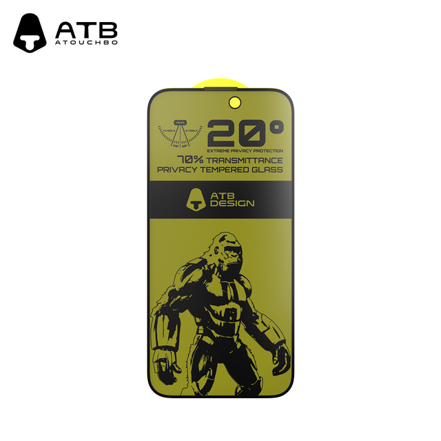ATB Grade AAA 9H Hardness Ultra-Thin Tempered Glass Screen Protector with 20 Transmittance Privacy for GPS
