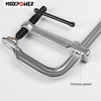 Pabrik Penjualan Langsung Maxpower Kayu F Clamp 250X80Mm Baja Kekuatan Tinggi F Klem Penjepit Penjepit Alat