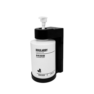 Distributeur de savon liquide, shampoing/après-shampoing biodégradable 300 ml Jetway Custom Hotel Amenities avec couvercle antivol et ABS ignifuge - Product Image 1