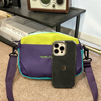 Bolso Bandolera Mini Unisex Personalizado al por Mayor con Logotipo, de Moda, Impermeable, de Nailon, Casual, Multifuncional, para Teléfono