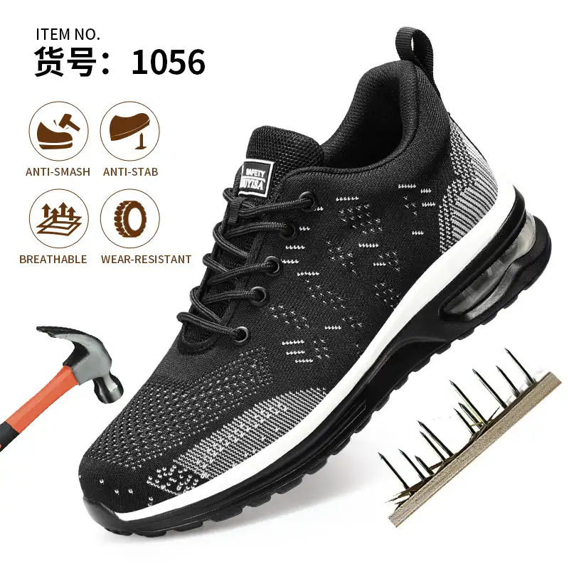 Workman-zapatos de seguridad con punta de acero industrial para el trabajo, calzado de trabajo, informal, a la moda