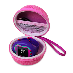 Coque dure ronde facile à transporter violet interactif virtuel Pet Electronics Storage Package Case pour <span class=keywords><strong>Tamagotchi</strong></span> Uni - Case uniquement - Product Image 1