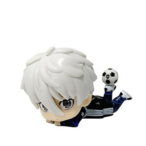 Figuras de PVC Chibi del Anime Blue Lock, Isagi Yoichi y <span class=keywords><strong>Nagi</strong></span> <span class=keywords><strong>Seishiro</strong></span> en Poses Sentadas, Modelo de Juguete Coleccionable - Product Image 4