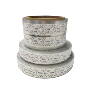 Rectangular Silver Waterproof Vinyl Sheet Label <strong>Sticker</strong> <strong>OEM</strong> Food Product <strong>Printing</strong> Beverage Flexography Ingredients Brand - Product Image 3