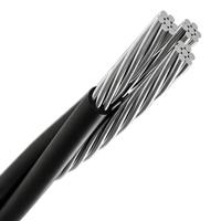 Cable aéreo trenzado Runcina Triplex AAC ACSR Neutro 2/0AWG para proyectos comerciales en Filipinas