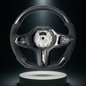 Volante de fibra de carbono para <span class=keywords><strong>BMW</strong></span> E90 E91 E92 E93 E46 Bmwe90 E90bmw Bmwe46 E92bmw Bmwe92 316 318 320 328 <span class=keywords><strong>330</strong></span> 335 340 Ci Ti I d - Product Image 1