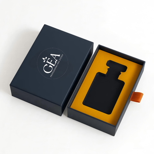 Custom Fashion <b>Black</b> Cardboard Drawer Cosmetic Paper Package Jewelry Necklace <b>Boxes</b> for Skin Care Set Biodegradable Paper Box - Product Image 6