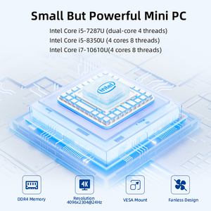 Mạnh mẽ công nghiệp hộp PC 10th I7 <span class=keywords><strong>8</strong></span> cổng USB Dual Lan lý tưởng cho y tế ứng dụng hậu cần - Product Image 3