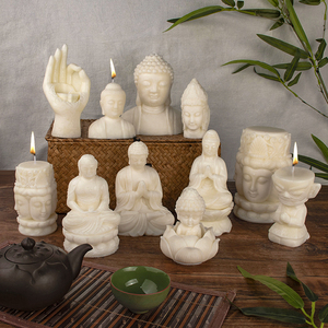 DUMO 2023 hecho a mano Guanyin adornos de yeso <span class=keywords><strong>molde</strong></span> de vela de silicona DIY <span class=keywords><strong>molde</strong></span> de vela de <span class=keywords><strong>Buda</strong></span> moldes de <span class=keywords><strong>cemento</strong></span> de jabón de silicona para velas - Product Image 5