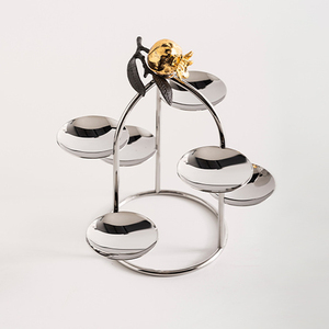 Soporte Redondo Creativo de Estilo Europeo para Pastel de Té de la Tarde, Soporte de Exhibición para Aperitivos, Soporte para Exhibición de Macarons para Hoteles - Product Image 2
