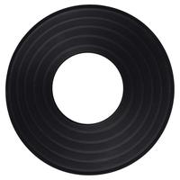 Pare-soleil universel pliable en silicone de 30-50 mm pour objectifs d'appareil photo