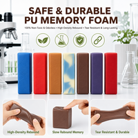 Jouet sensoriel en mousse PU à montée lente en forme de chocolat pour enfants, jouet anti-stress éducatif à presser, favorisant la concentration