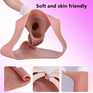 New Big Hips Butts Silicone Pants With Realistic <b>Dildo</b> High Elastic Strap-on Penis Panties for Lesbian Couples Masturbator - Product Image 4