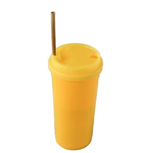 High Quality PP <b>Plastic</b> Cup <b>Set</b> Featuring Reusable Straw And Snap On Lid Perfect For Outdoor Parties And Daily Hydration - Product Image 1