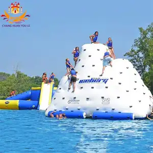 Factory Price Floating Water Inflatable Iceberg Inflatable Iceberg Water Toy For Sale Float Rock Climbing Used On Sea