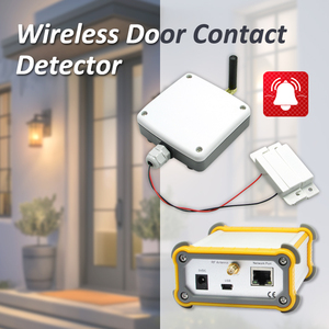 Capteur d'alarme magnétique intelligent pour porte, sans fil TCP/GSM/IP, en plastique, système de sécurité domestique - Product Image 5